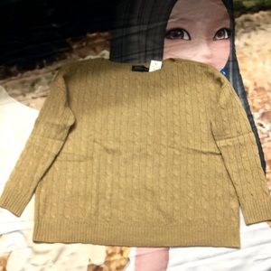 NWT POLO RALPH LAUREN Oversized Boatneck Wool Sweater